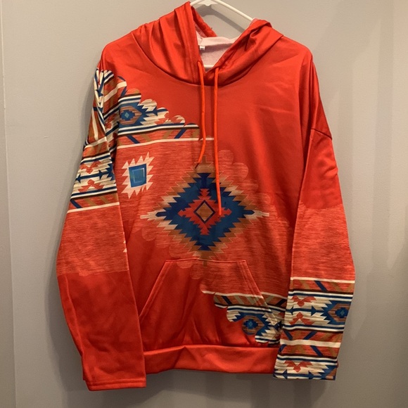 Aztec Design Women’s Hoodie - Picture 2 of 8